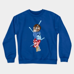 Brain freeze is painful Crewneck Sweatshirt